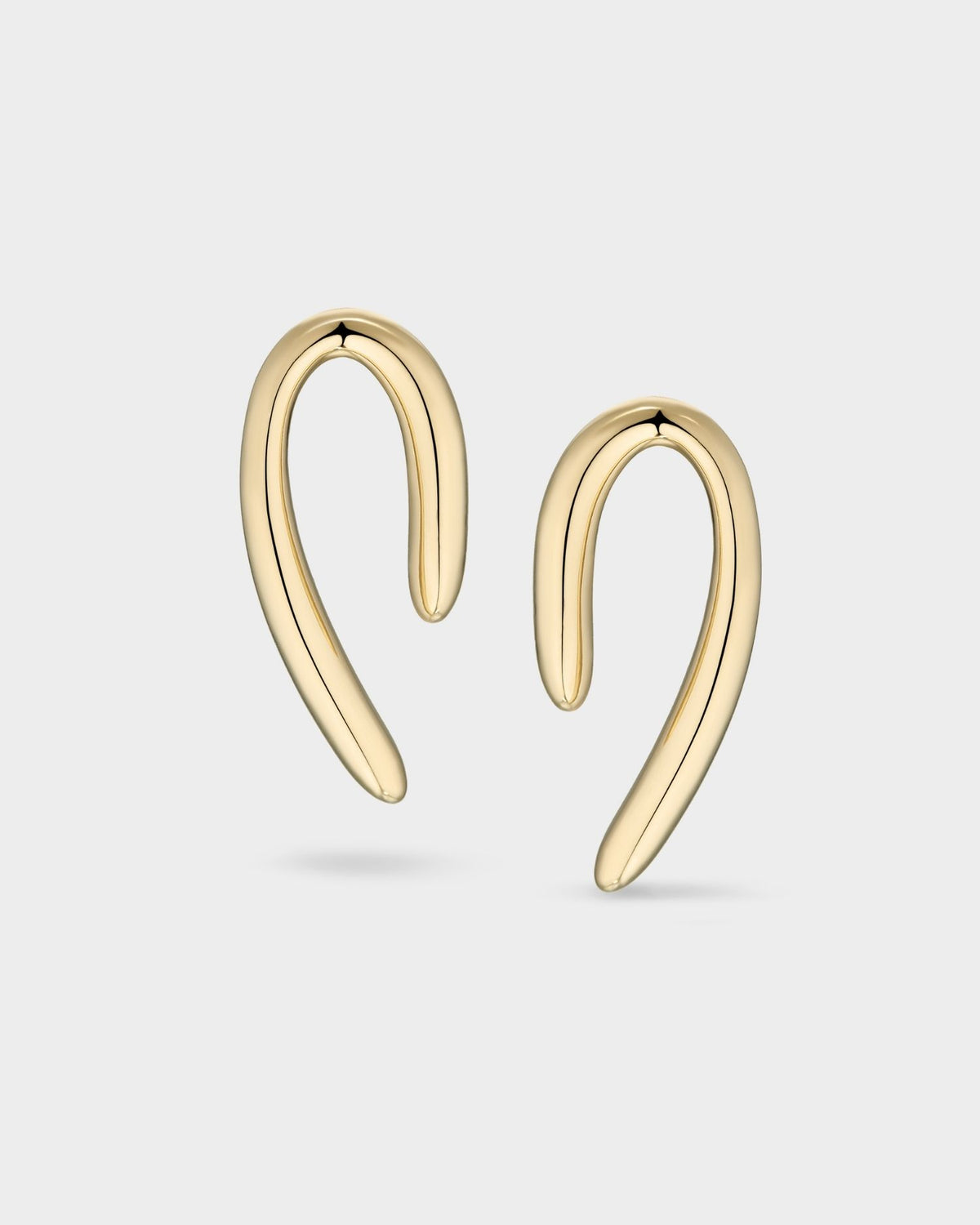 Yellow gold Hooked earrings