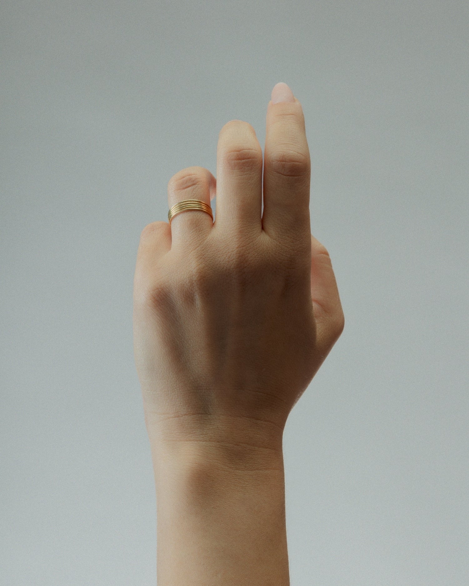 14k gold layered wire ring