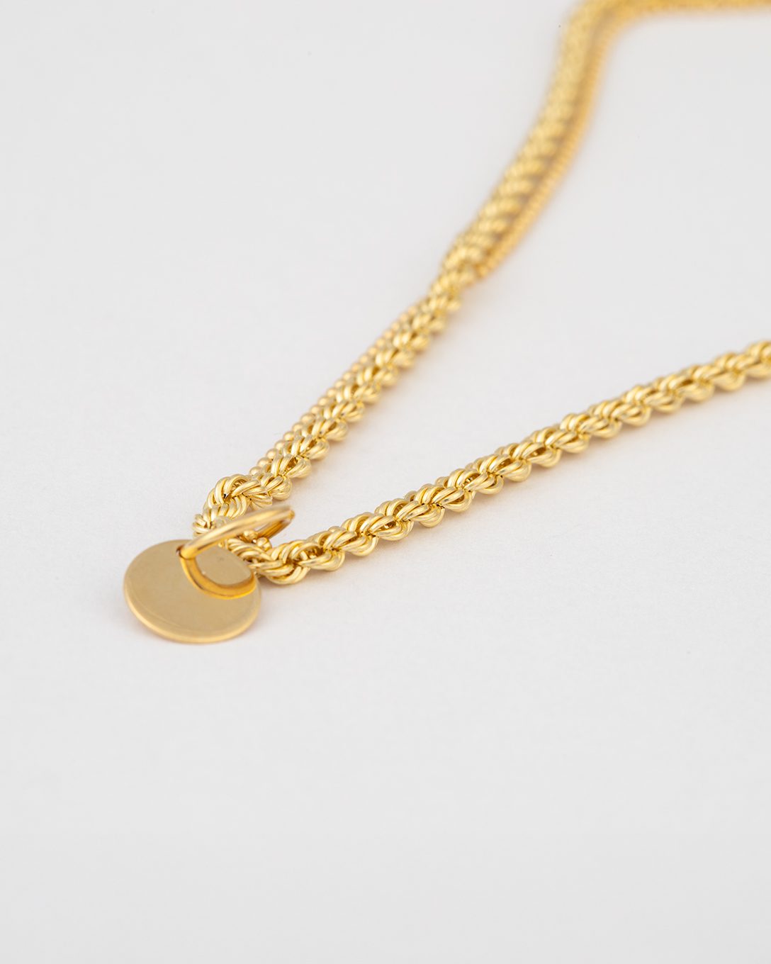 Lanț Double Chain din aur galben