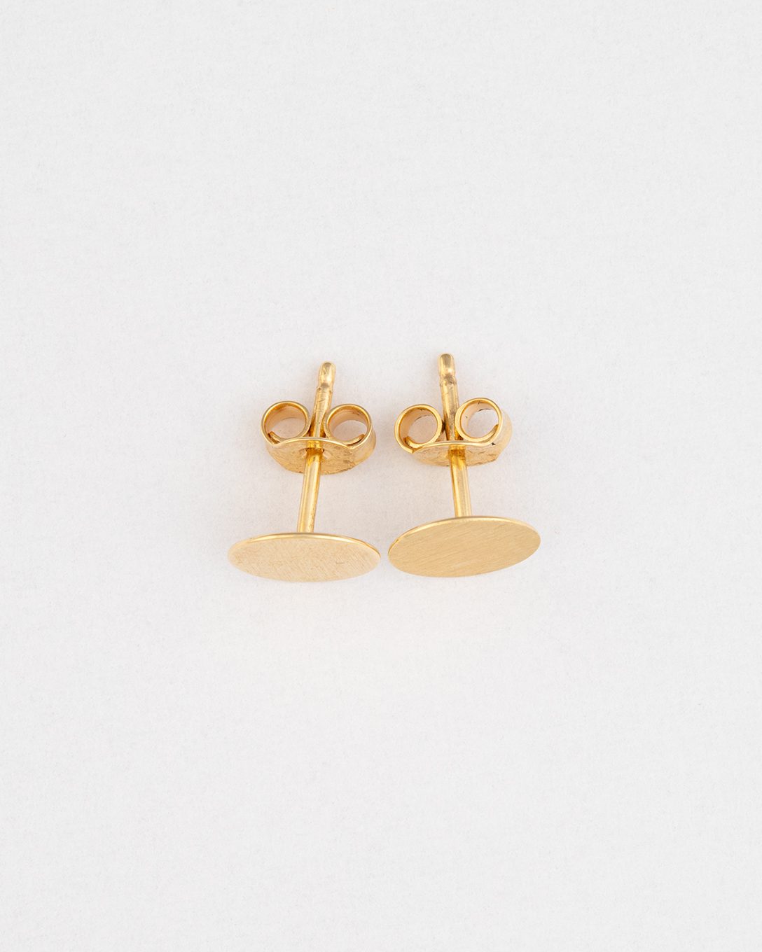 Cercei mini circle din aur galben