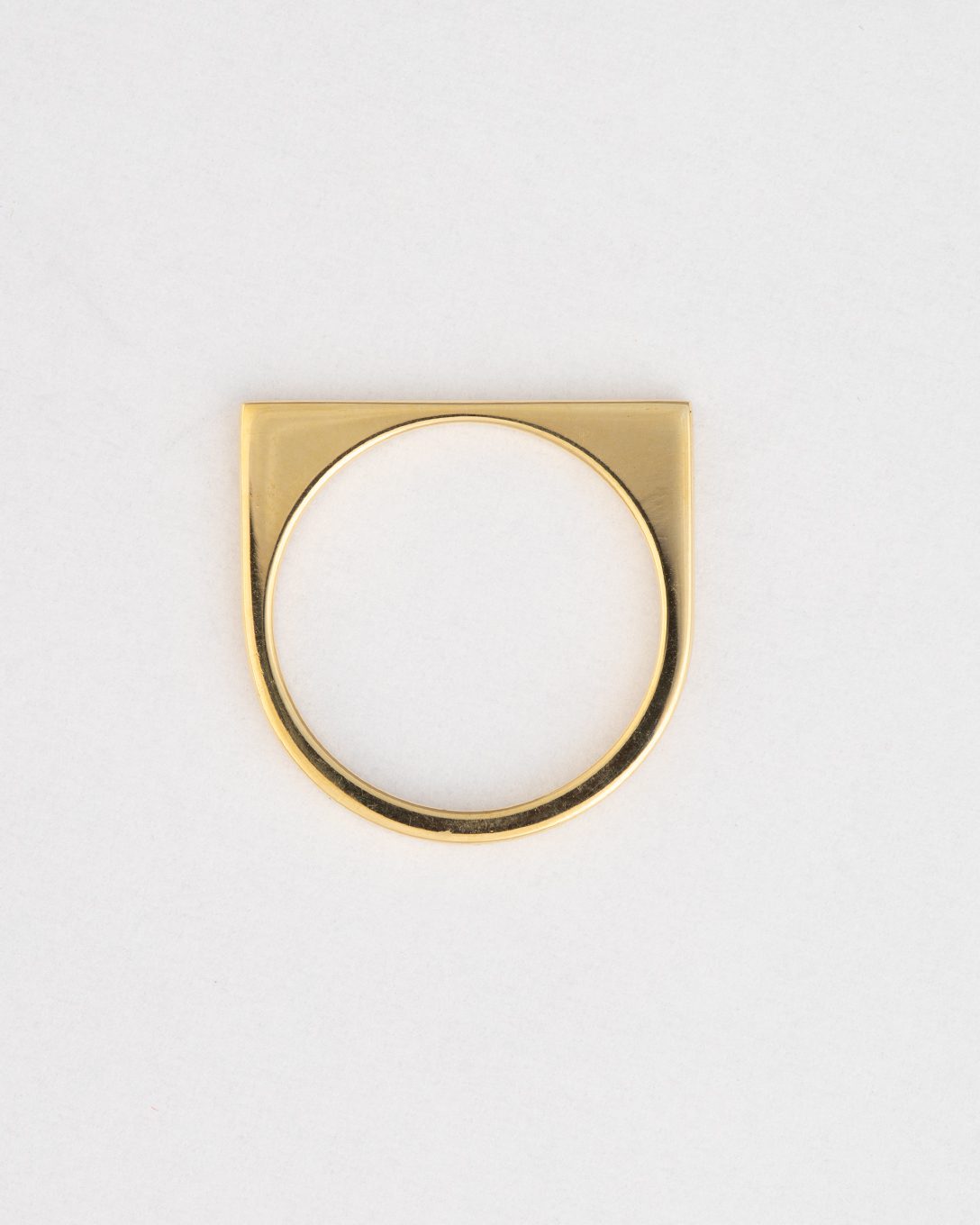 Inel Timpul Structural din aur galben