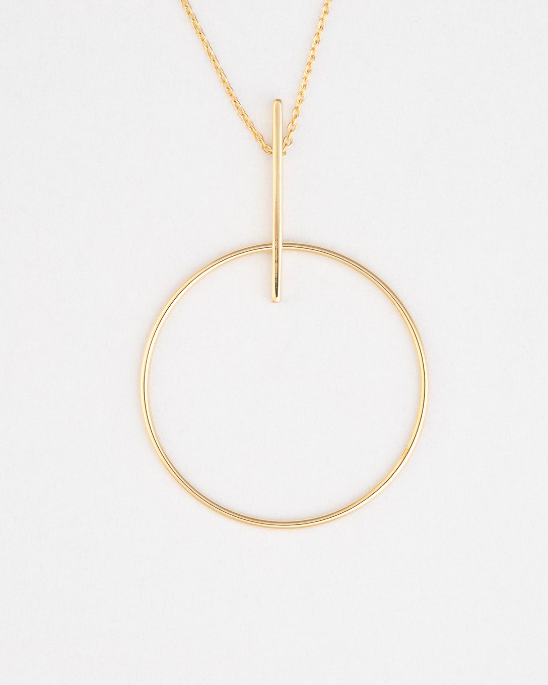 Lant Circle and Line din aur galben