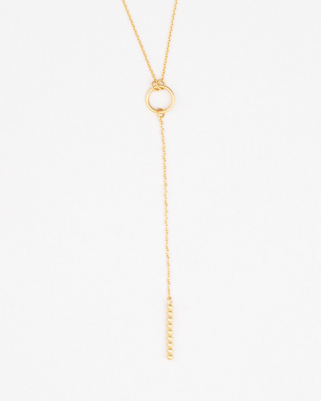 Lanț lung Layered din aur galben