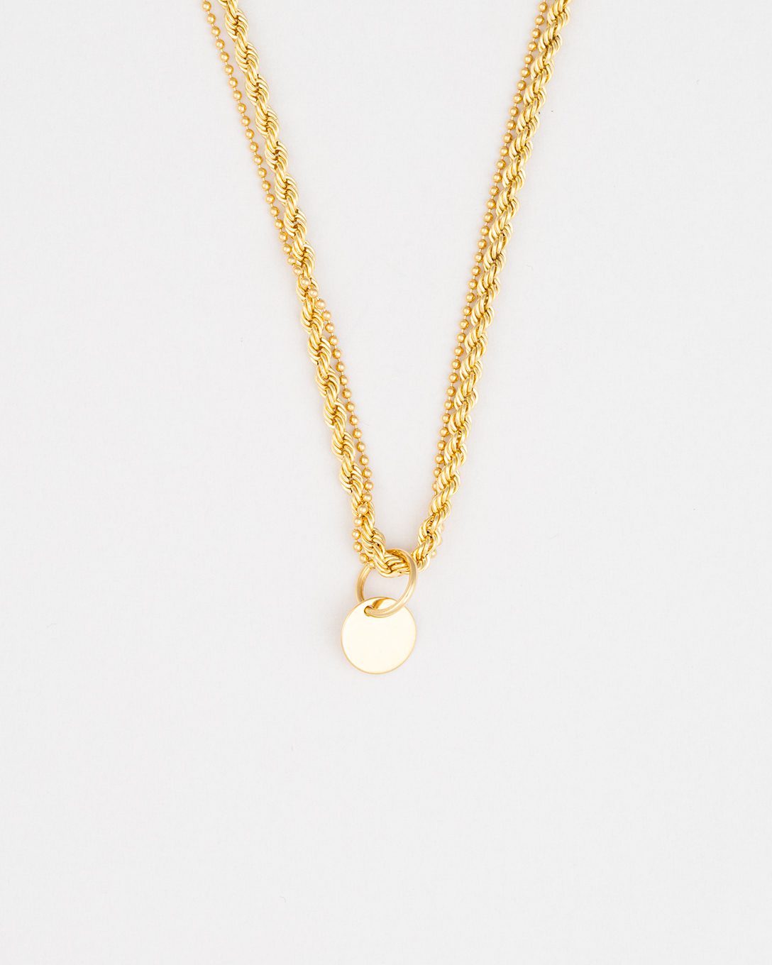 Lanț Double Chain din aur galben