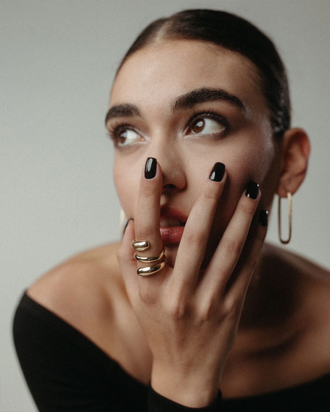 Yellow gold Melted piece XL ring