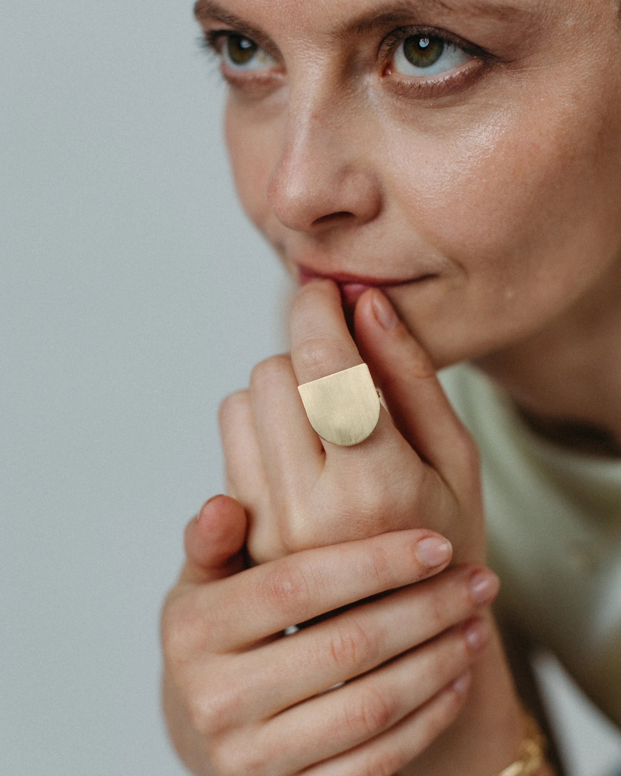 Inel mare Timpul din aur galben