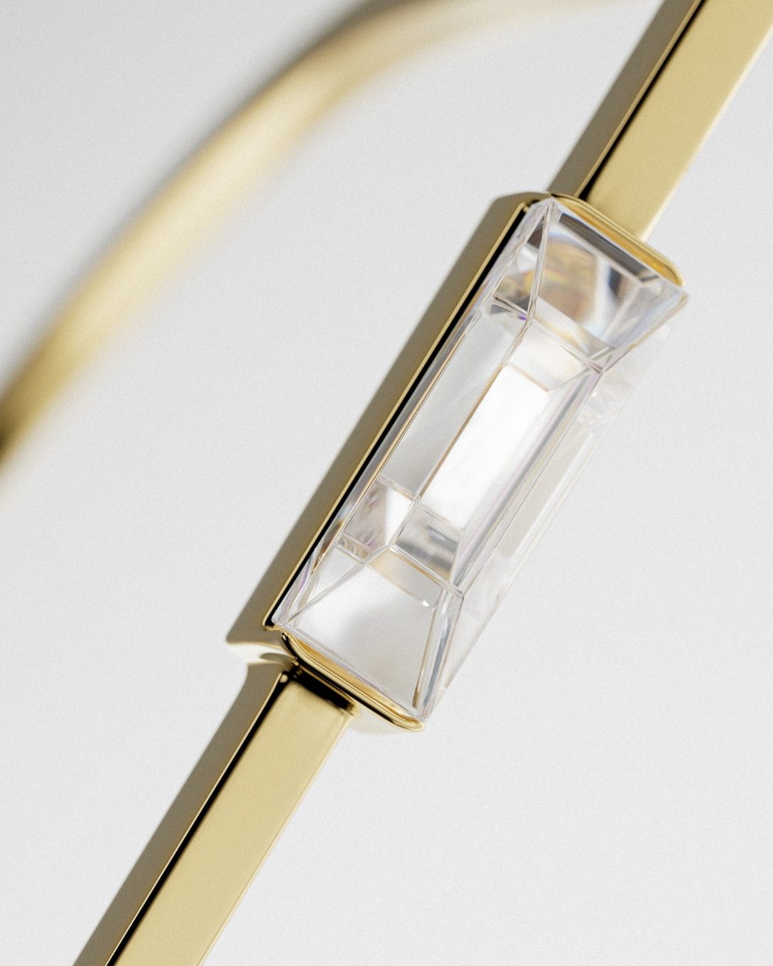 Inel Baguette din aur galben cu diamant natural