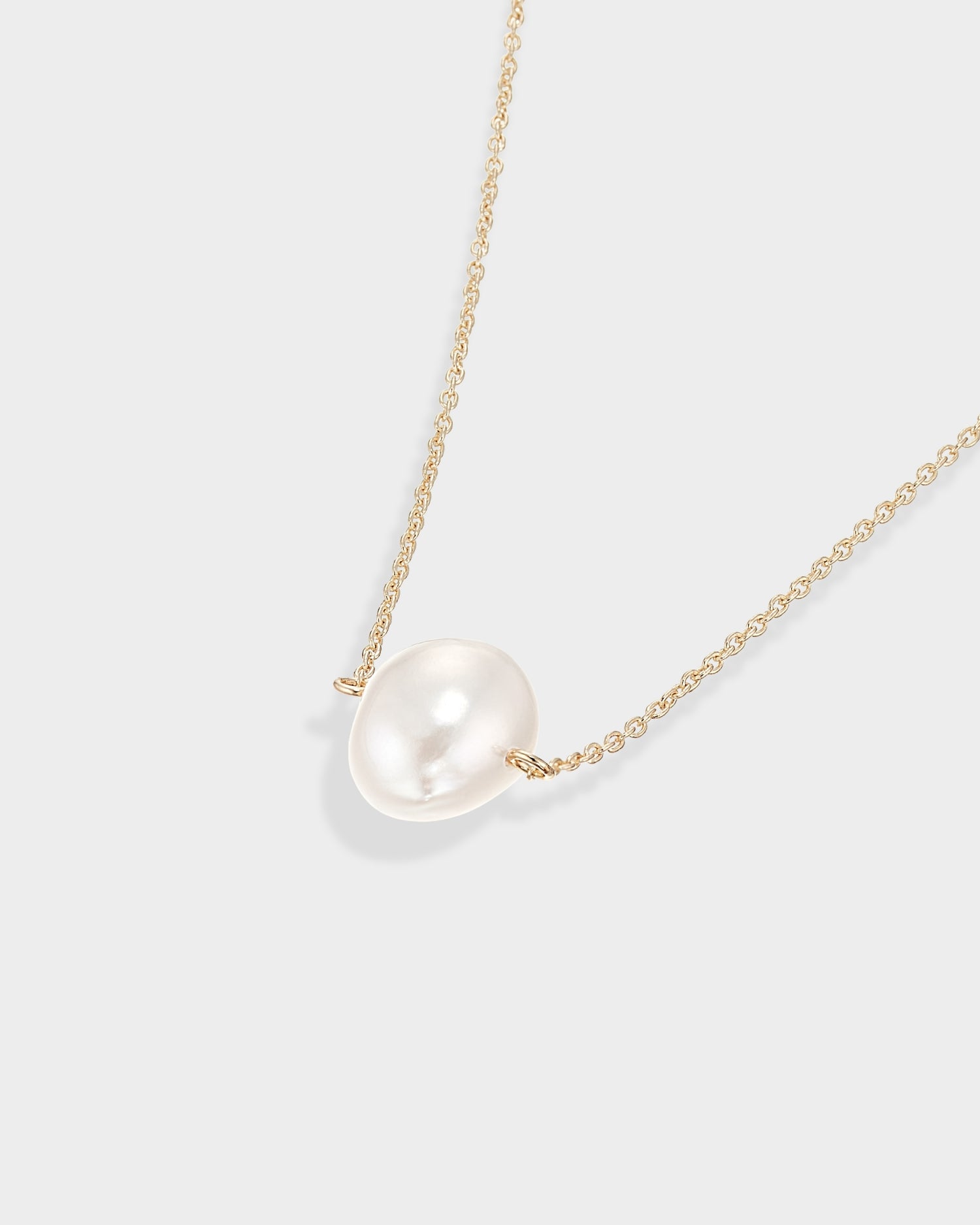 Brățară din aur galben cu perlă barocă naturală