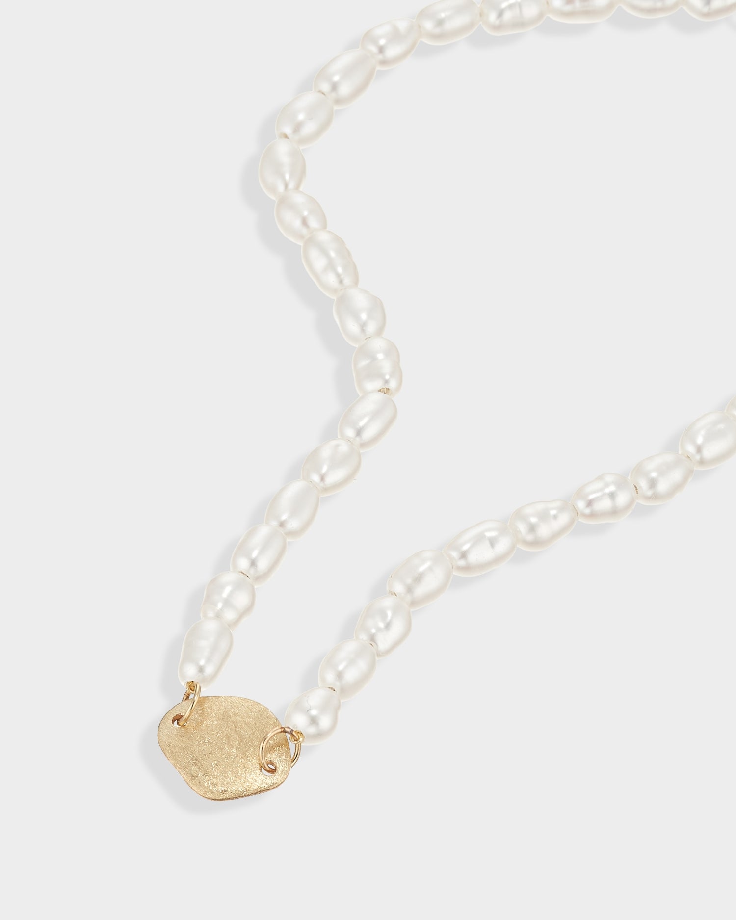 Brățară din aur galben cu perle naturale mici