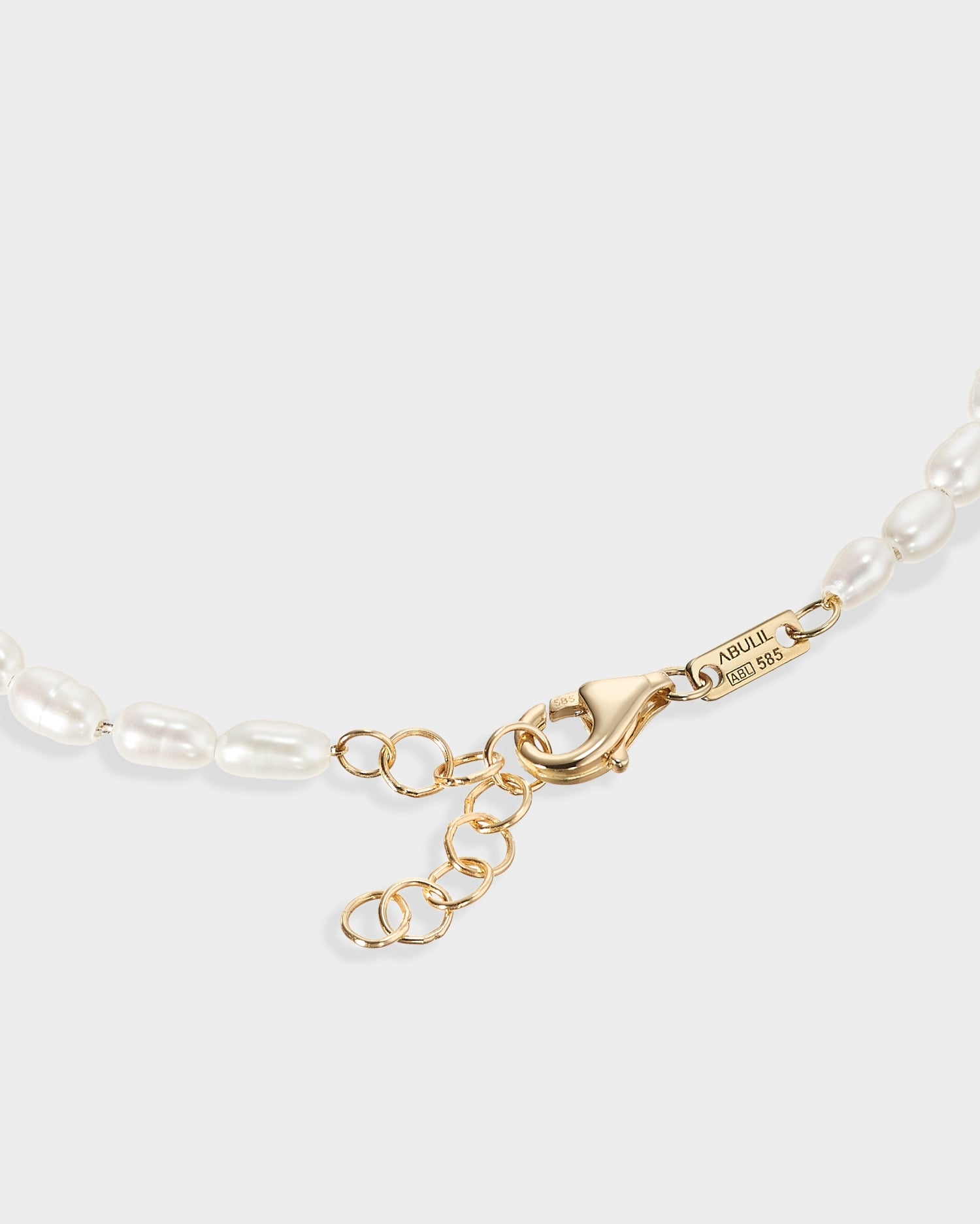 Brățară din aur galben cu perle naturale mici