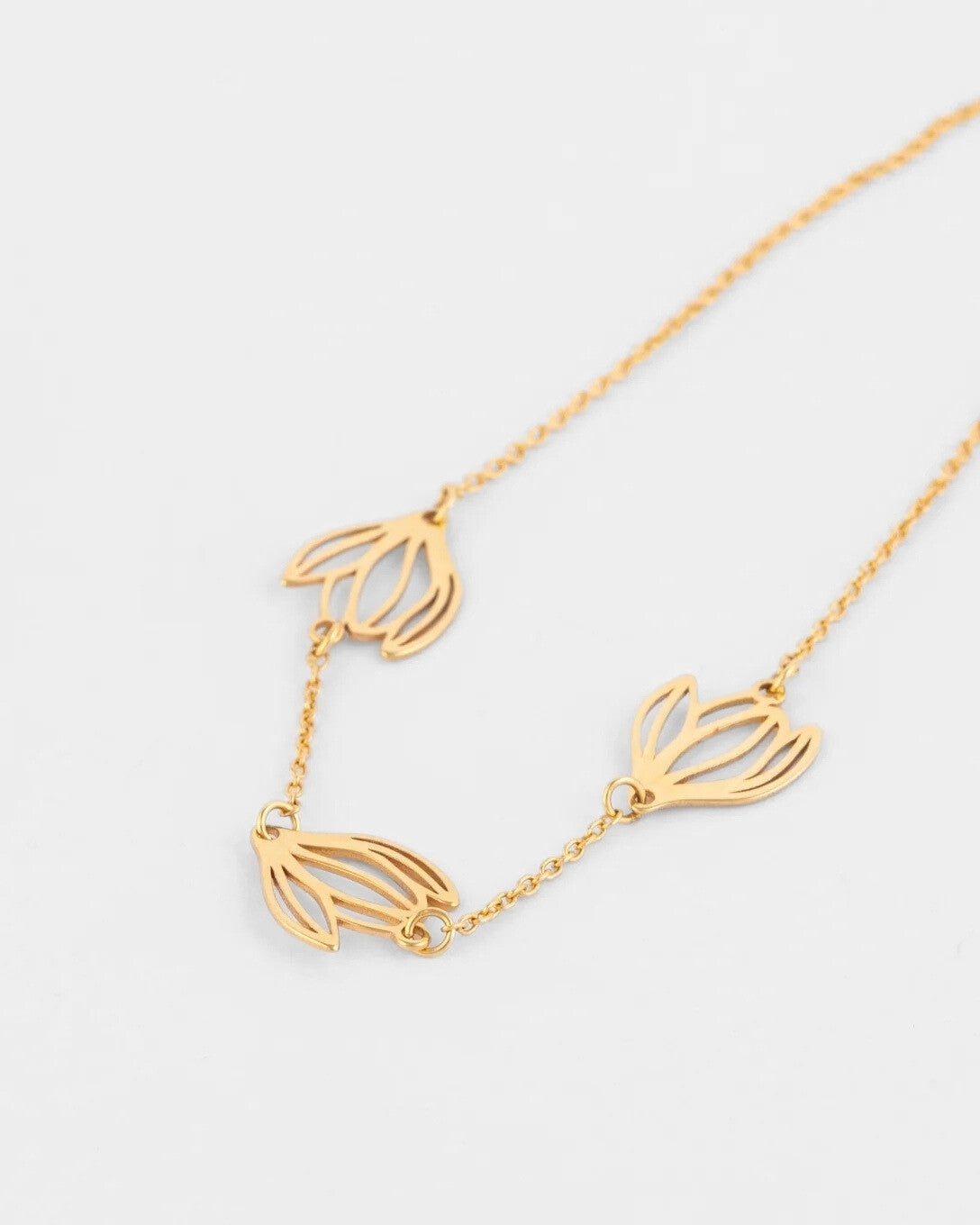 Brățară cu Magnolie din aur galben