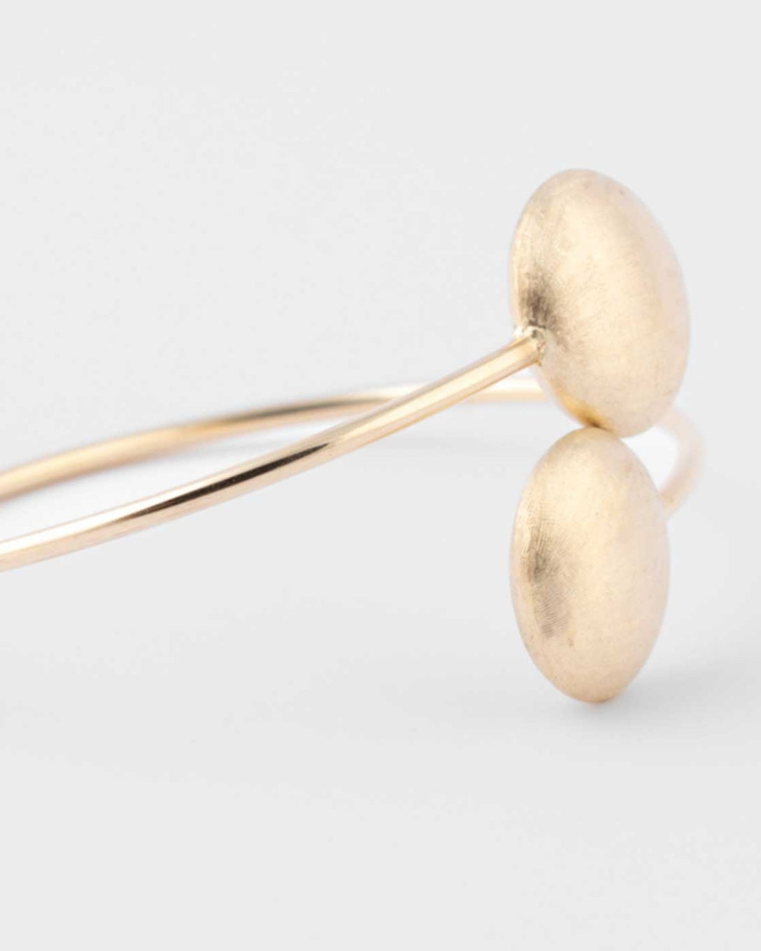 Yellow gold ball Bangle bracelet