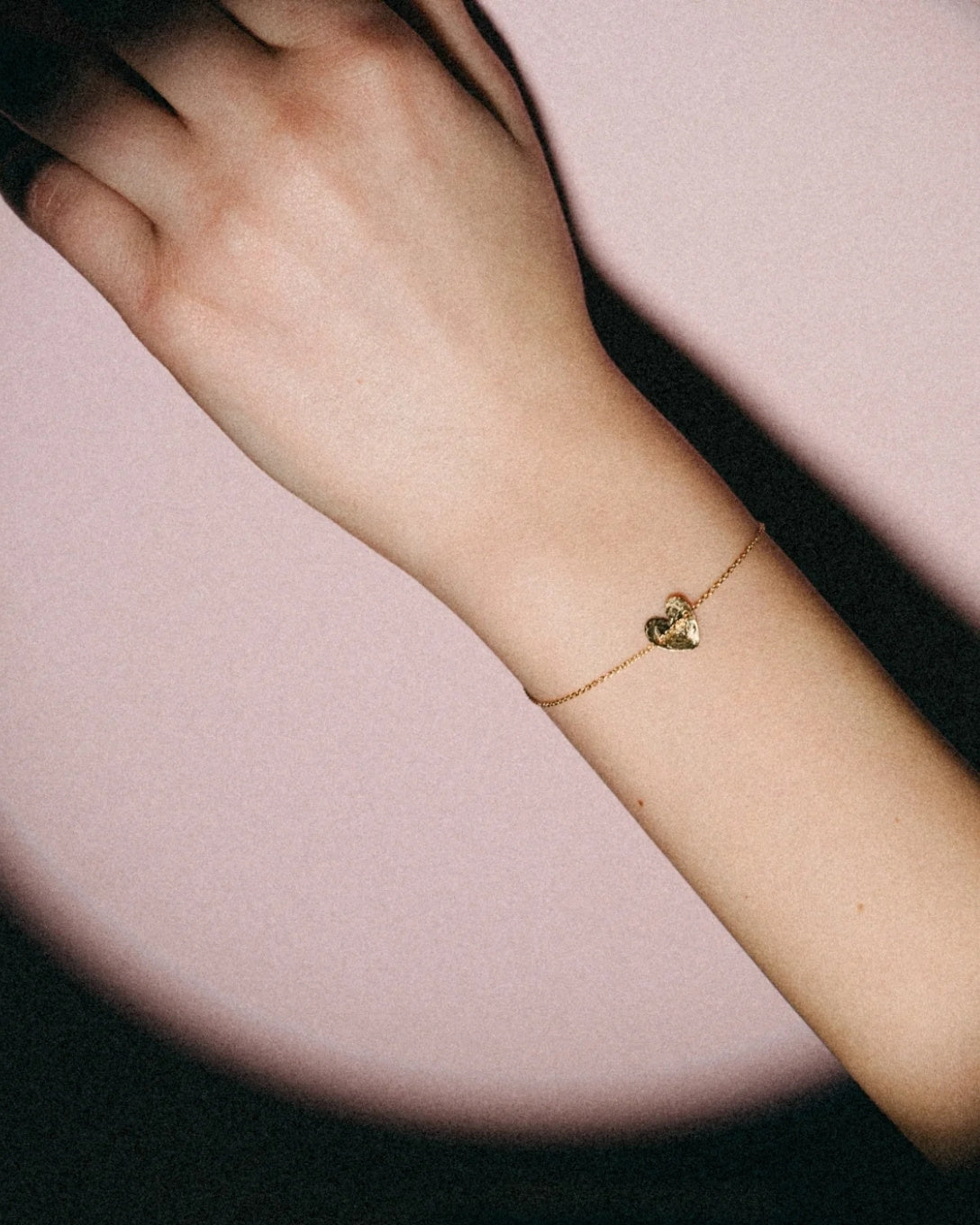 Brățară Inimă Plină din aur galben