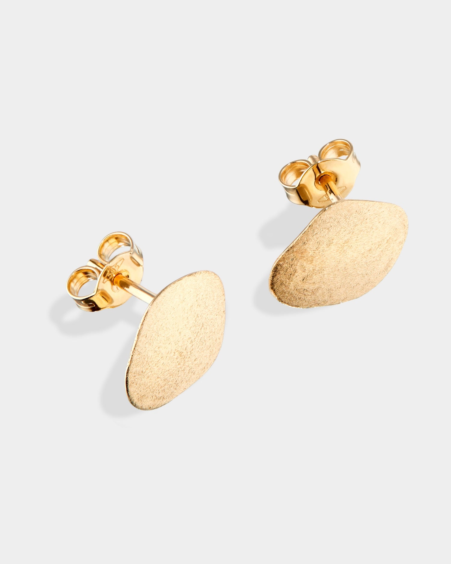 Cercei waterdrop din aur galben