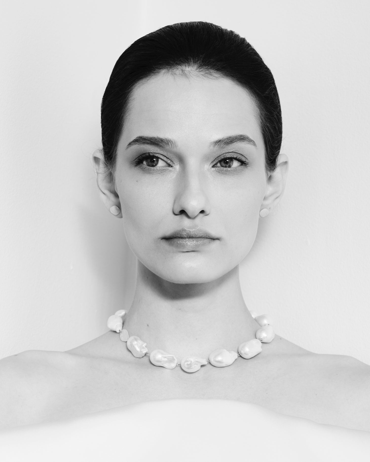 Cercei waterdrop din aur galben