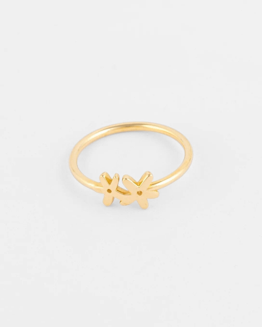 Inel cu liliac din aur galben