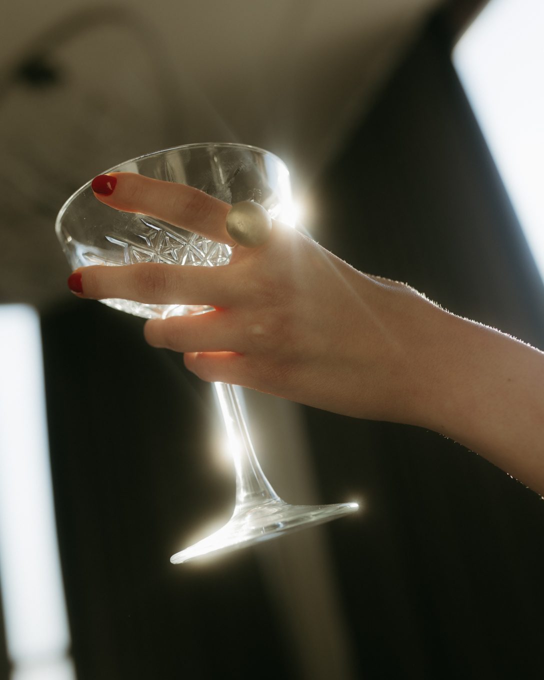 Inel mare Globe din aur galben cu diamant natural