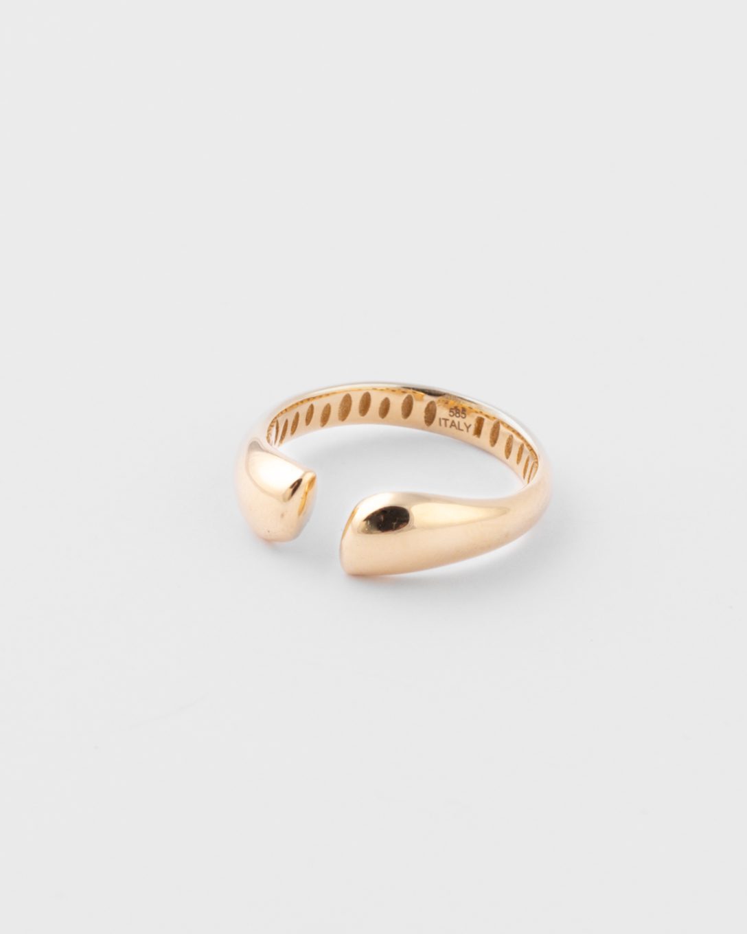 Inel Melted Piece din aur rose