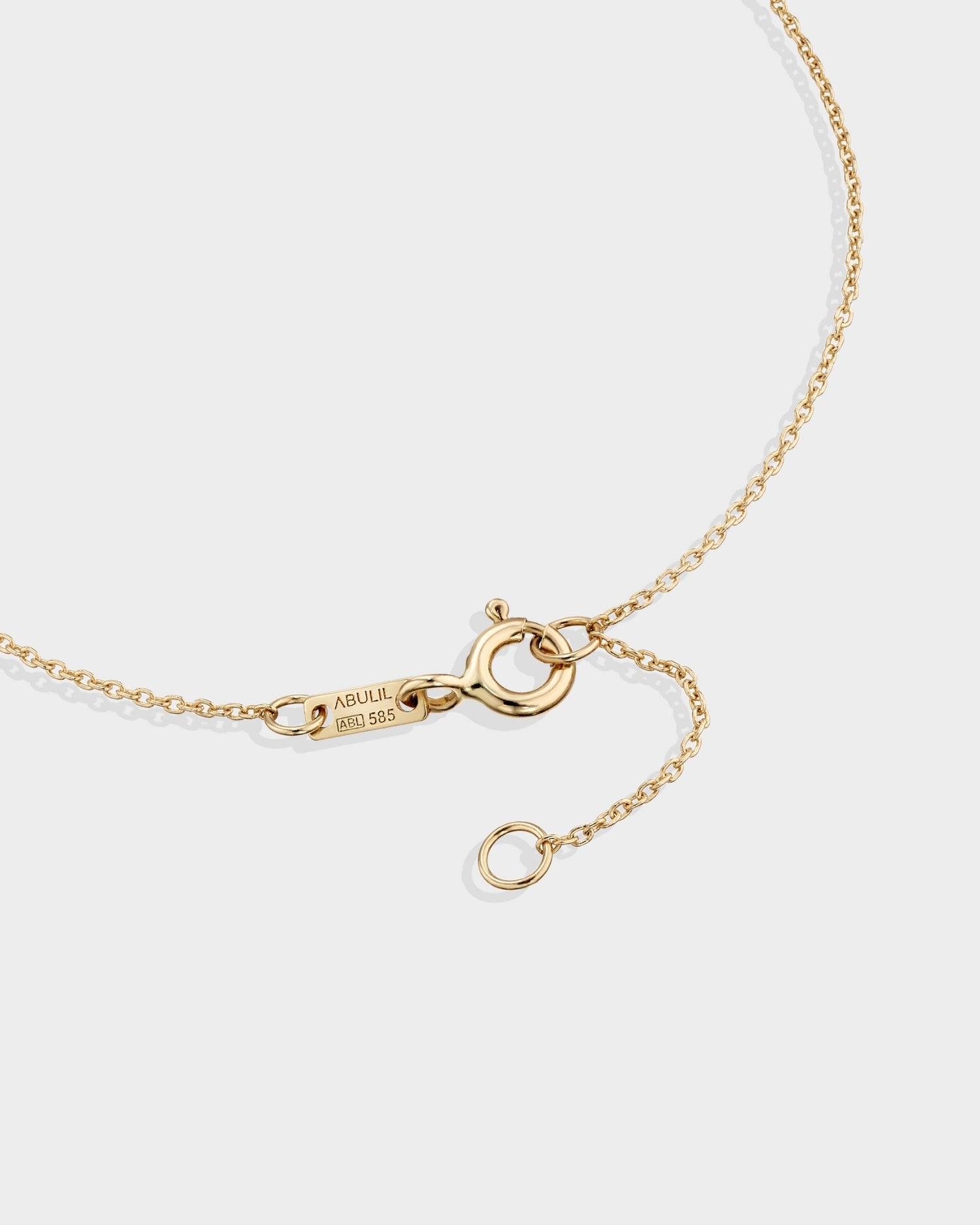 Yellow gold solid heart bracelet
