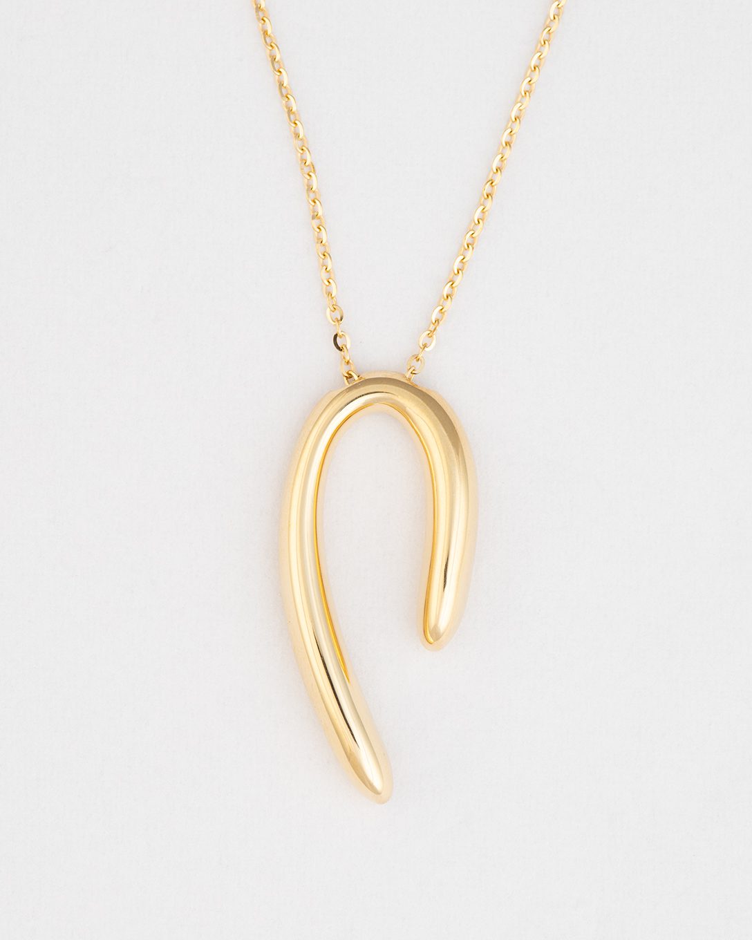Yellow gold Hooked necklace