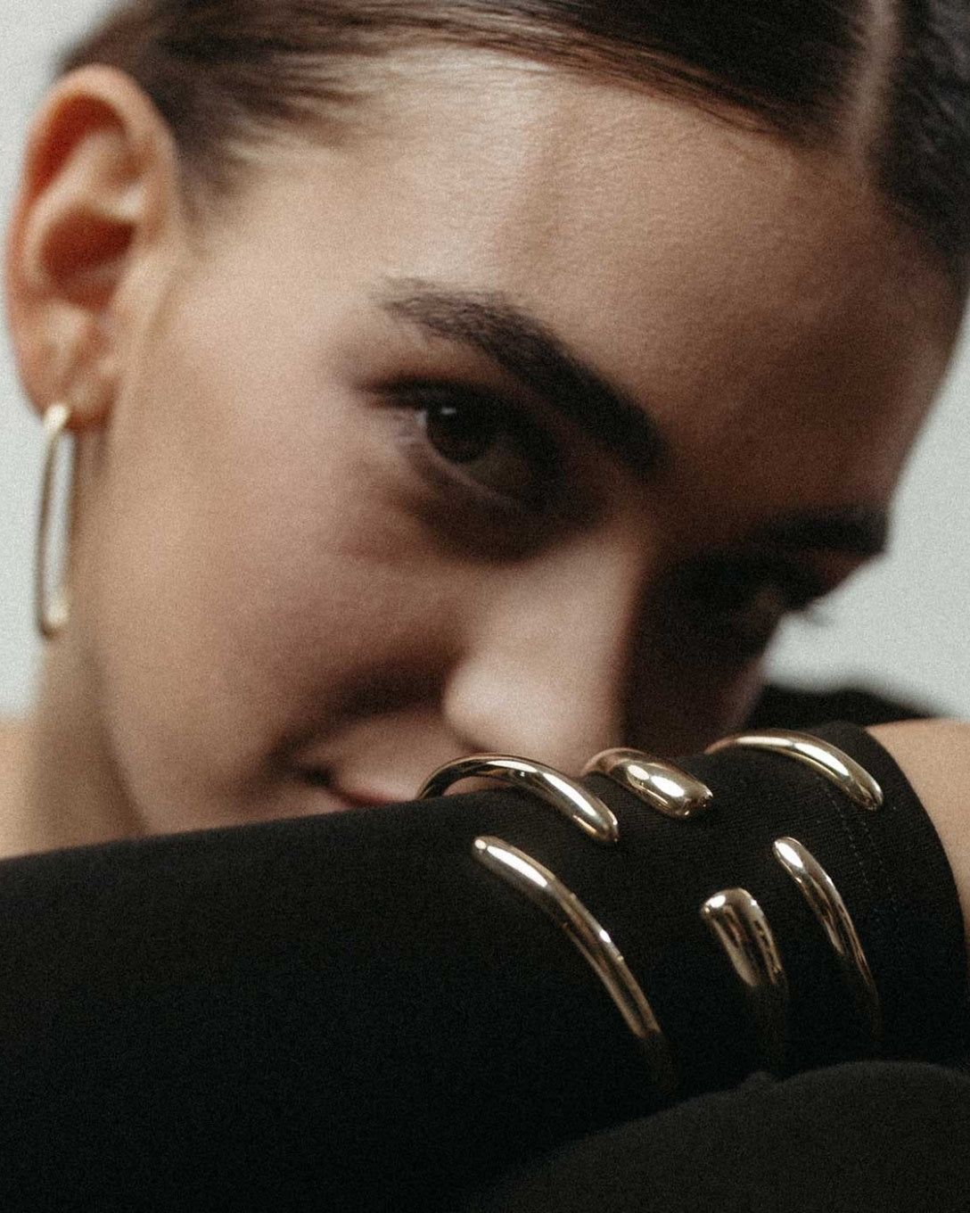 Yellow gold Melted touch bracelet