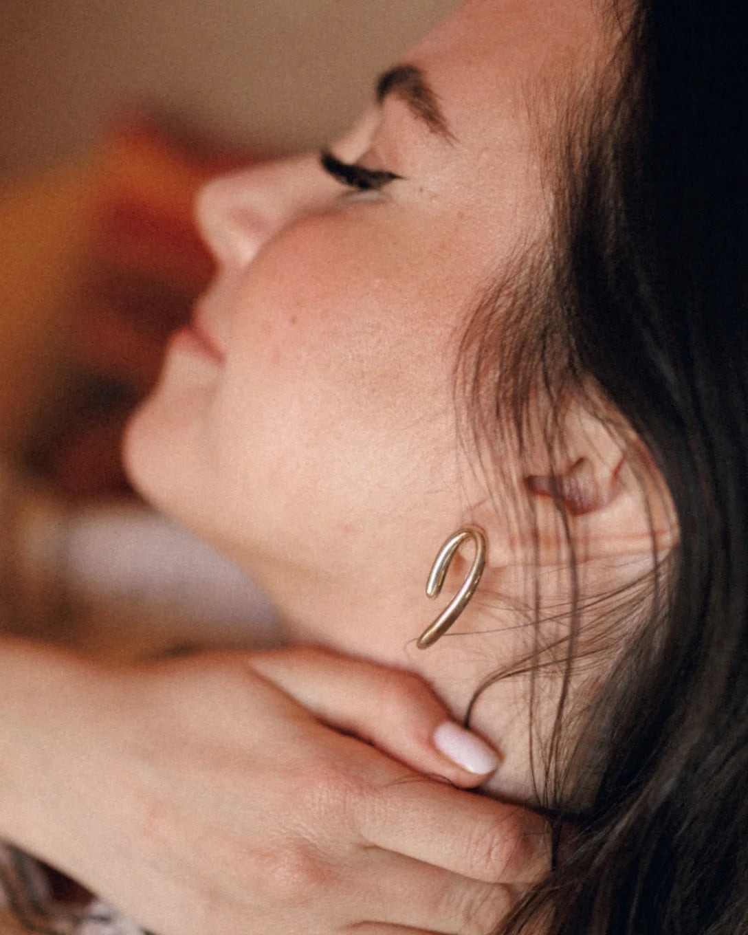 Yellow gold Hooked earrings