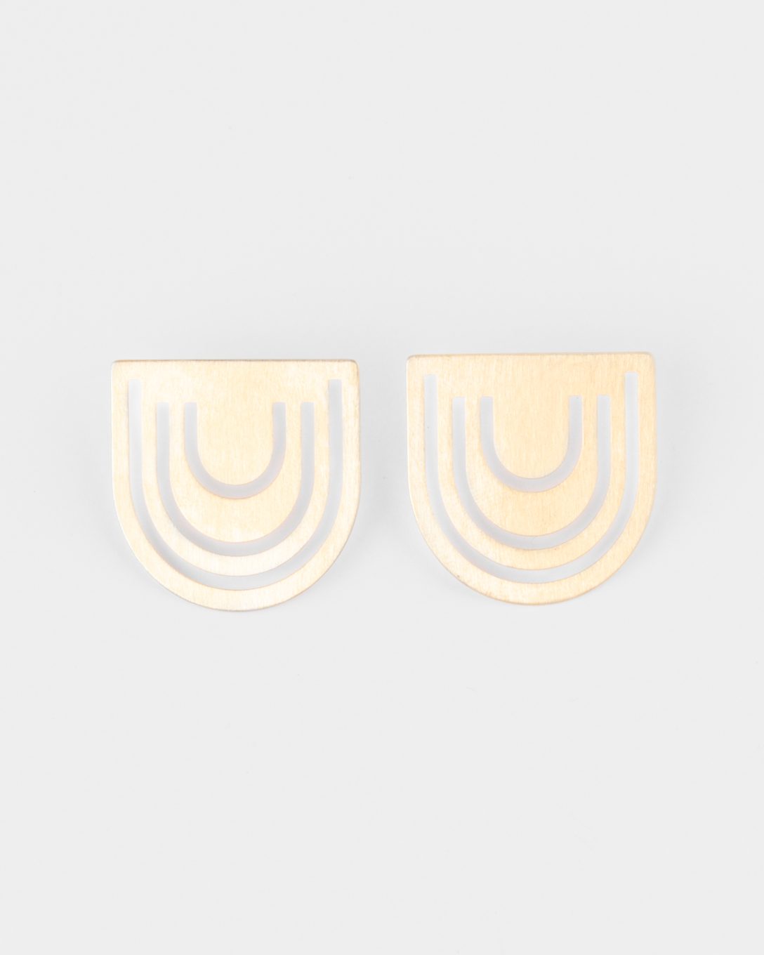 Cercei decupaje Timpul din aur galben