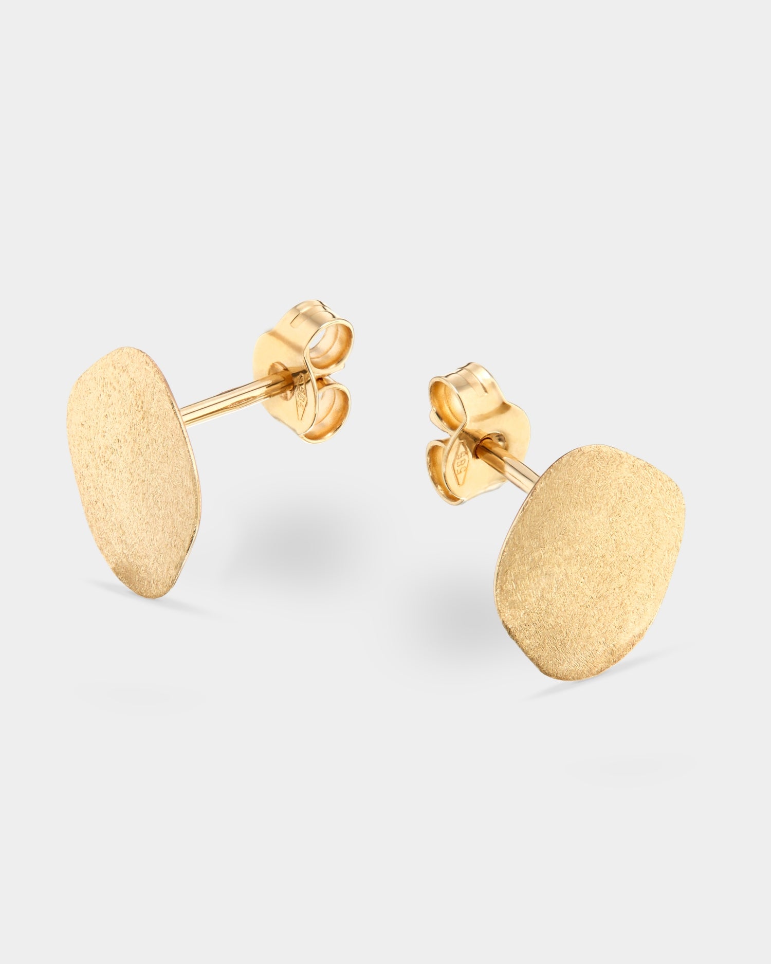 Cercei waterdrop din aur galben