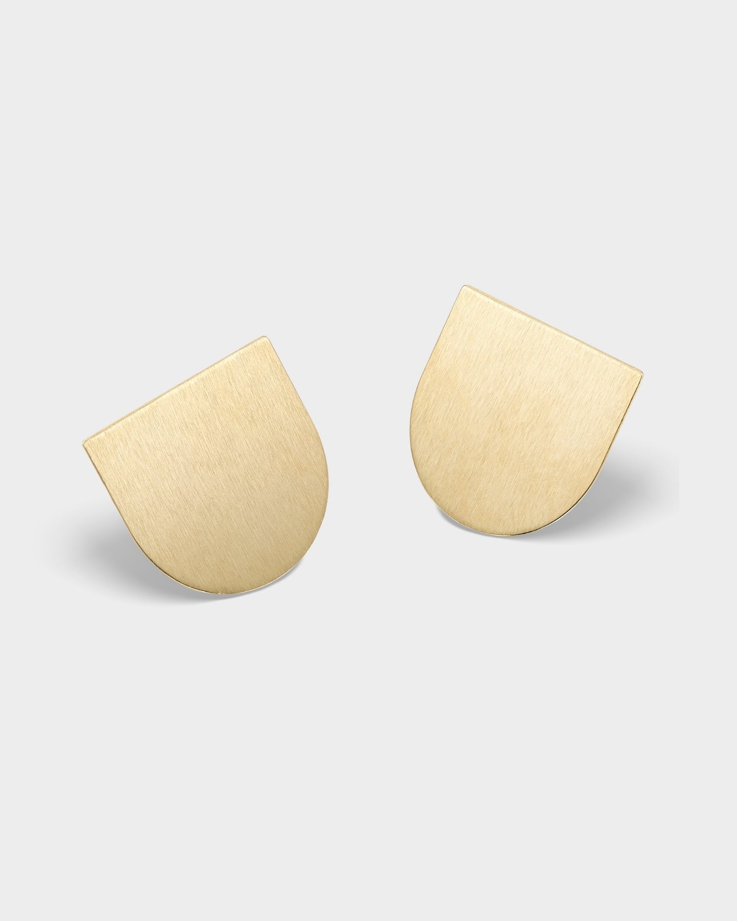 Yellow gold filled Time earrings