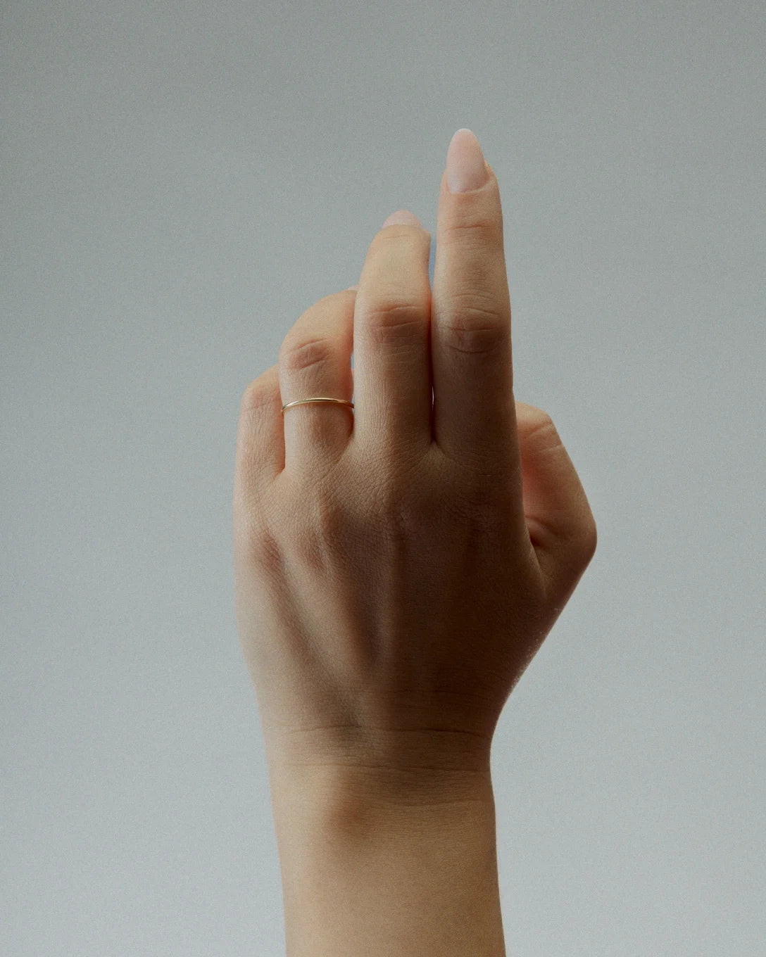 Inel fir din aur galben