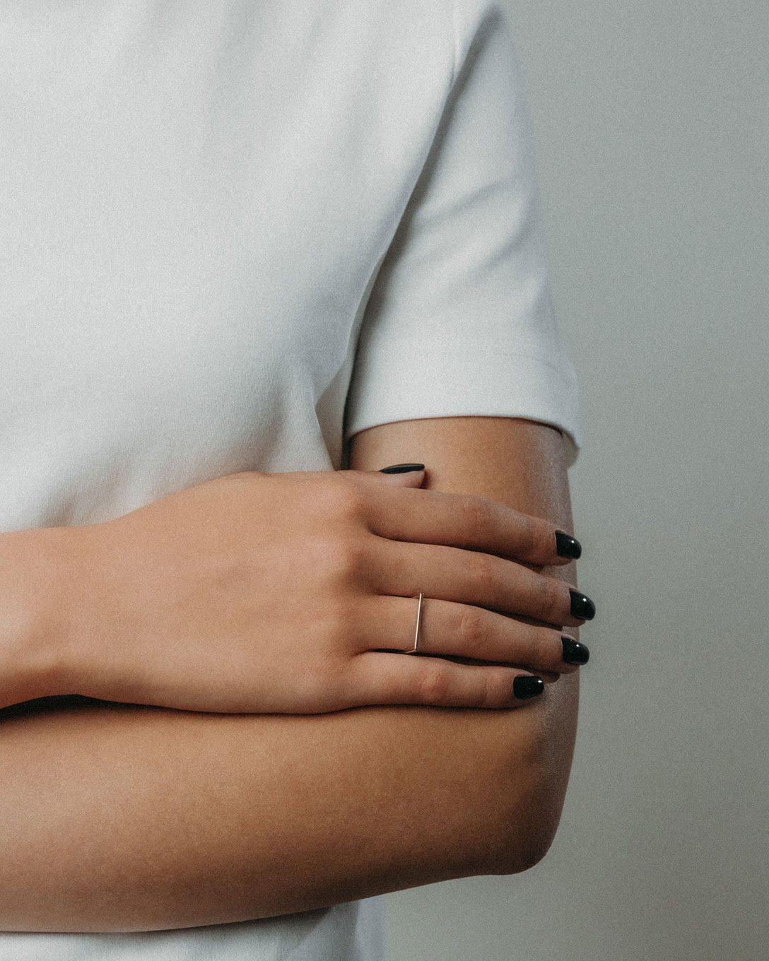 Inel subțire Timpul din aur galben