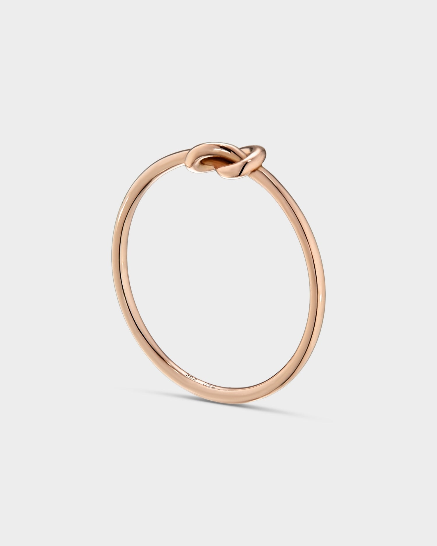 Rose gold Knotted ring