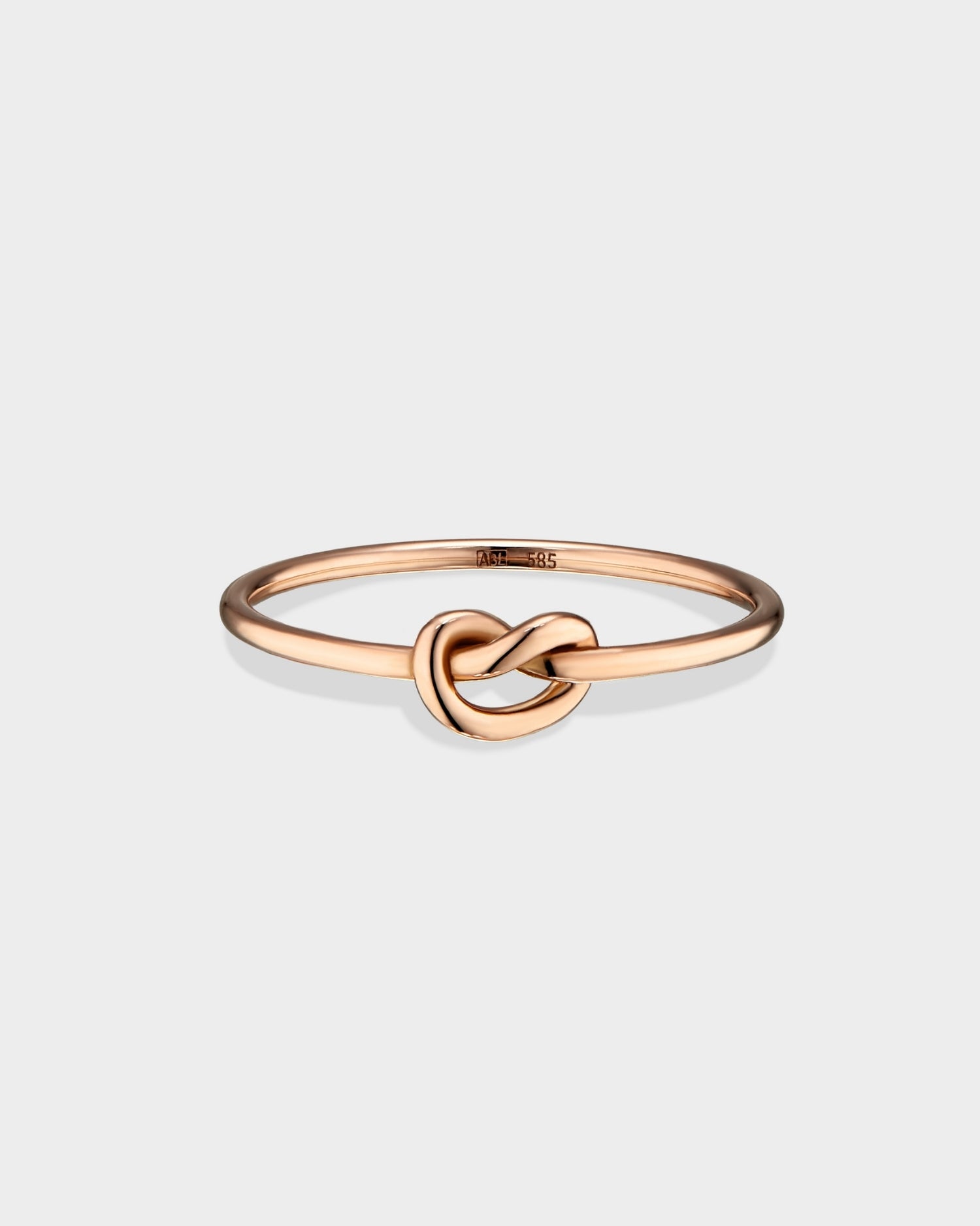 Rose gold Knotted ring