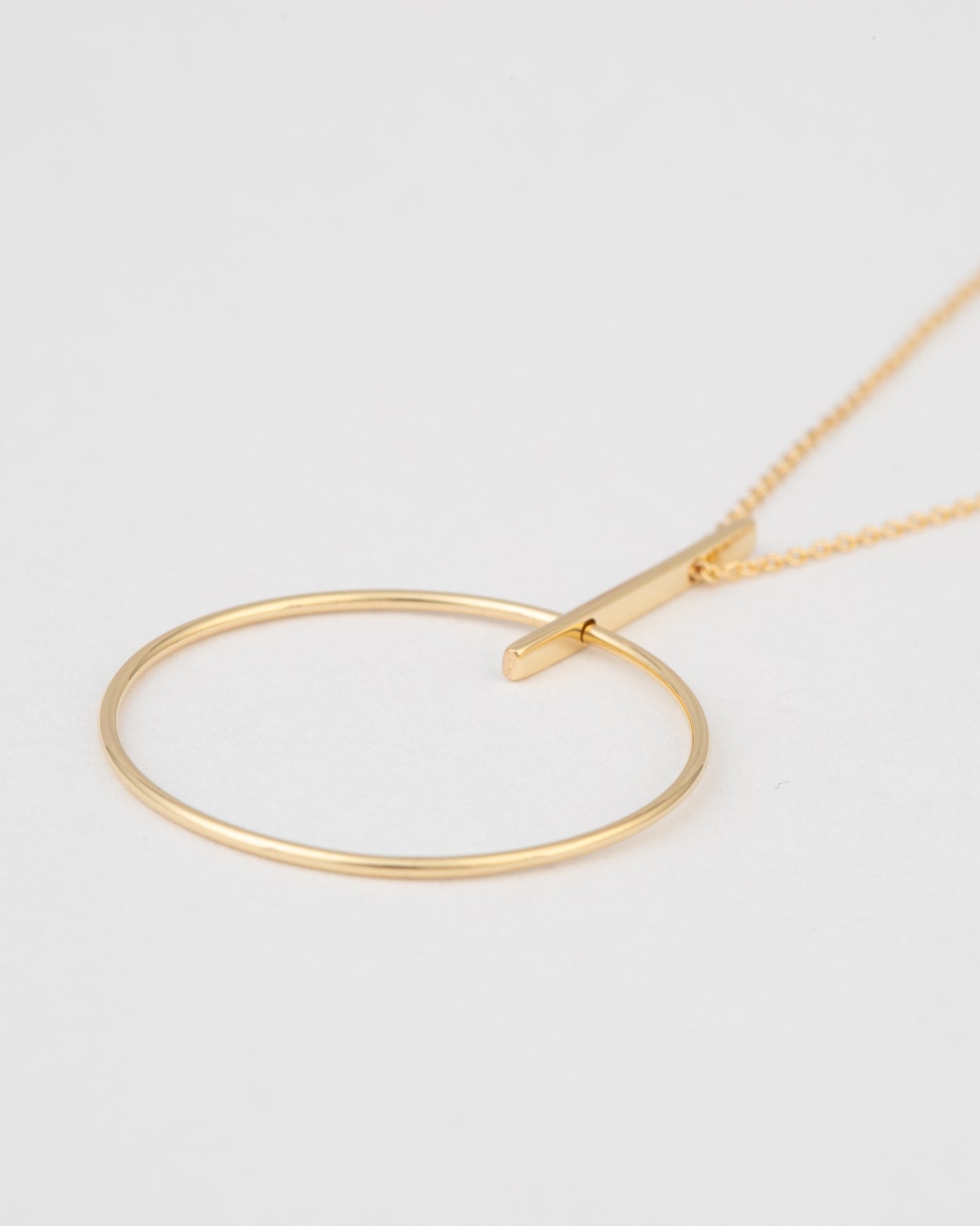 Lant Circle and Line din aur galben