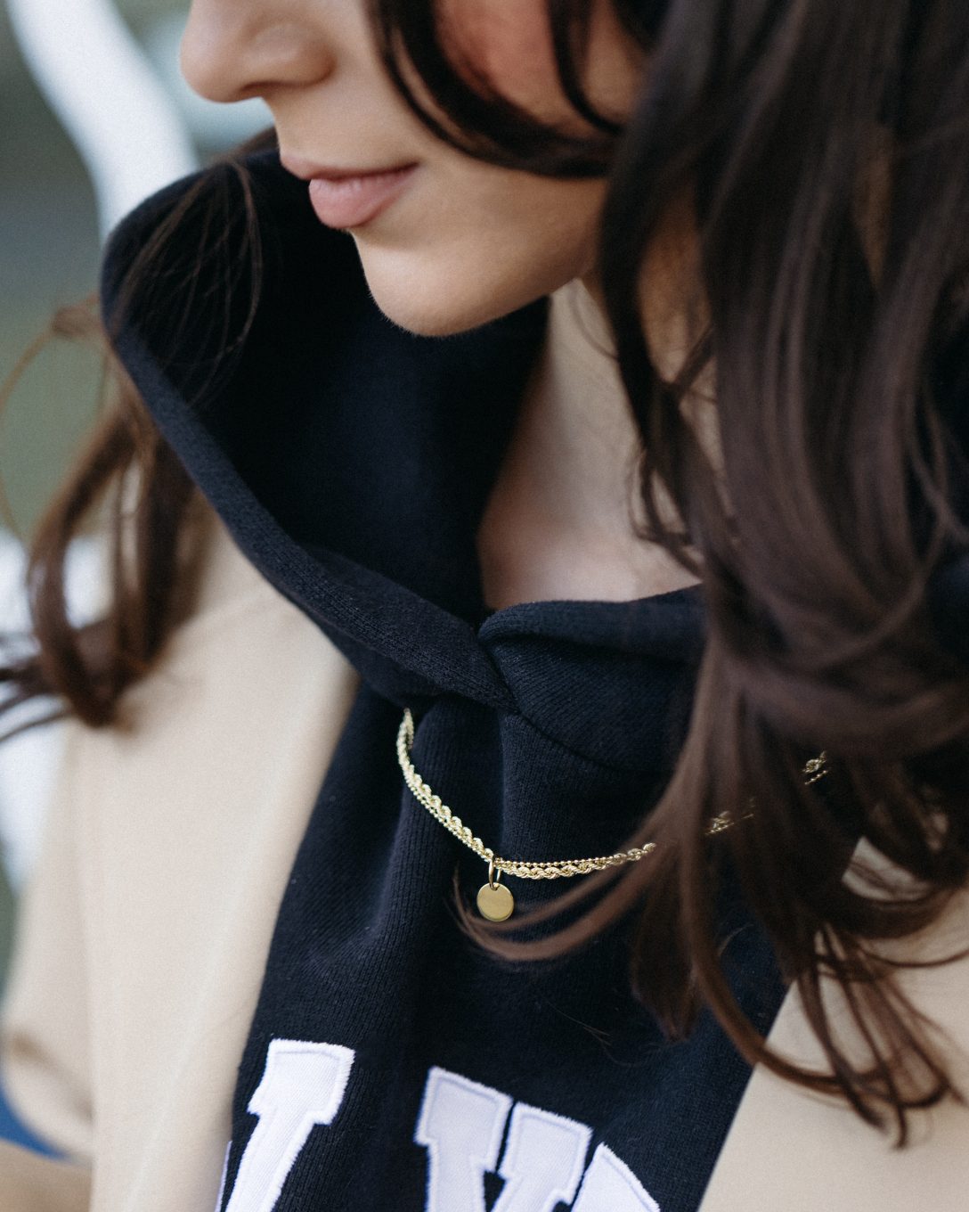 Lanț Double Chain din aur galben